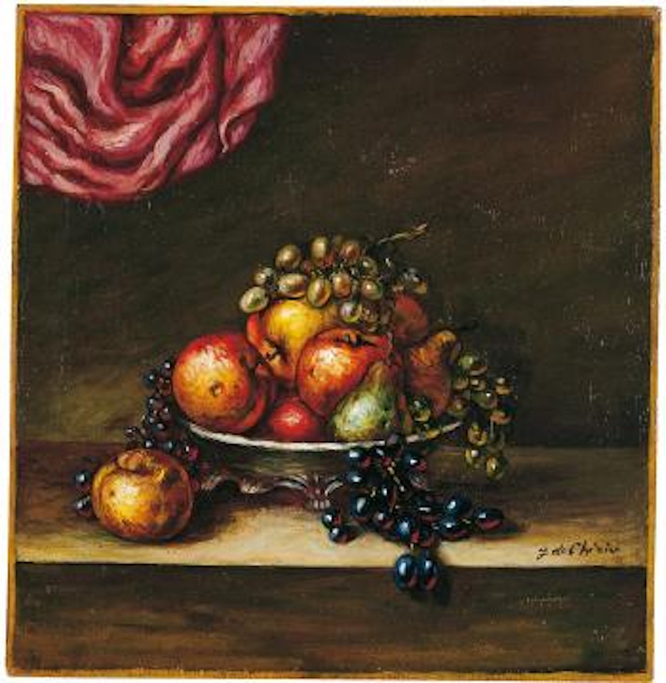 Frutta in un vaso by Giorgio de Chirico