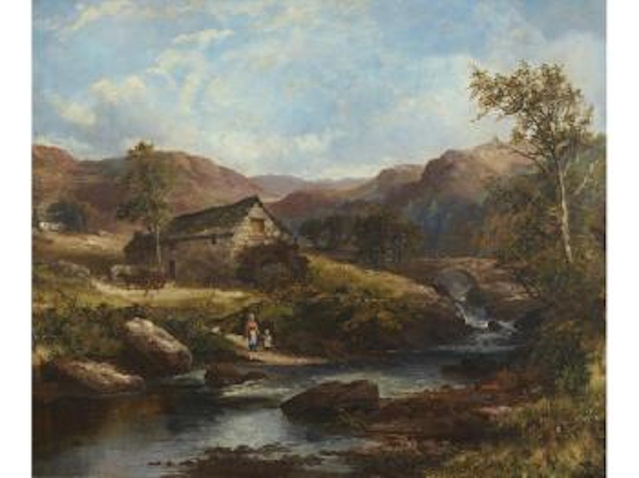 A view of North Wales by Benjamin Williams Leader