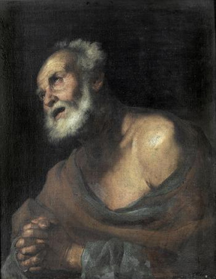 Der Heilige Petrus Bereut seine Snden by Jusepe de Ribera