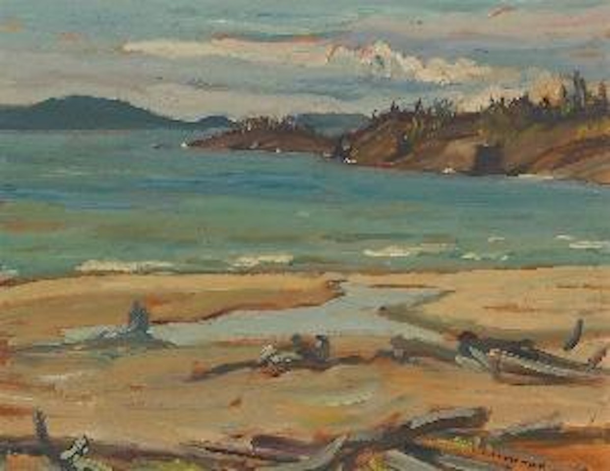 Shoreline at Wawa, Lake Superior, August by Alexander Young Jackson