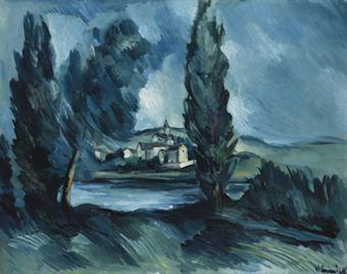 Vue de village by Maurice de Vlaminck