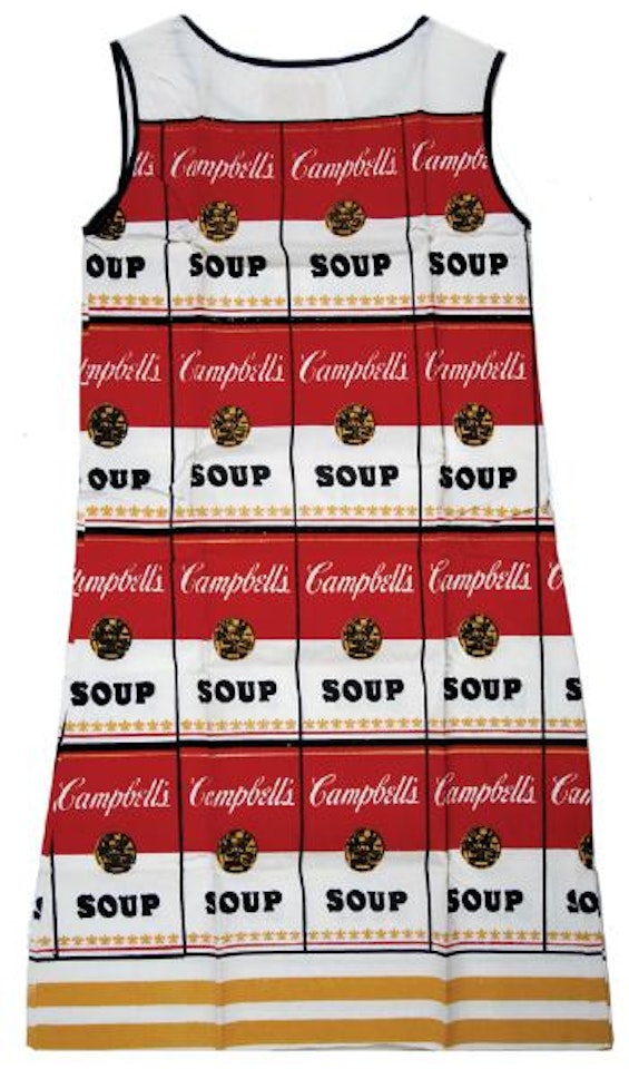 The souper dress (not in F.&S.) by Andy Warhol