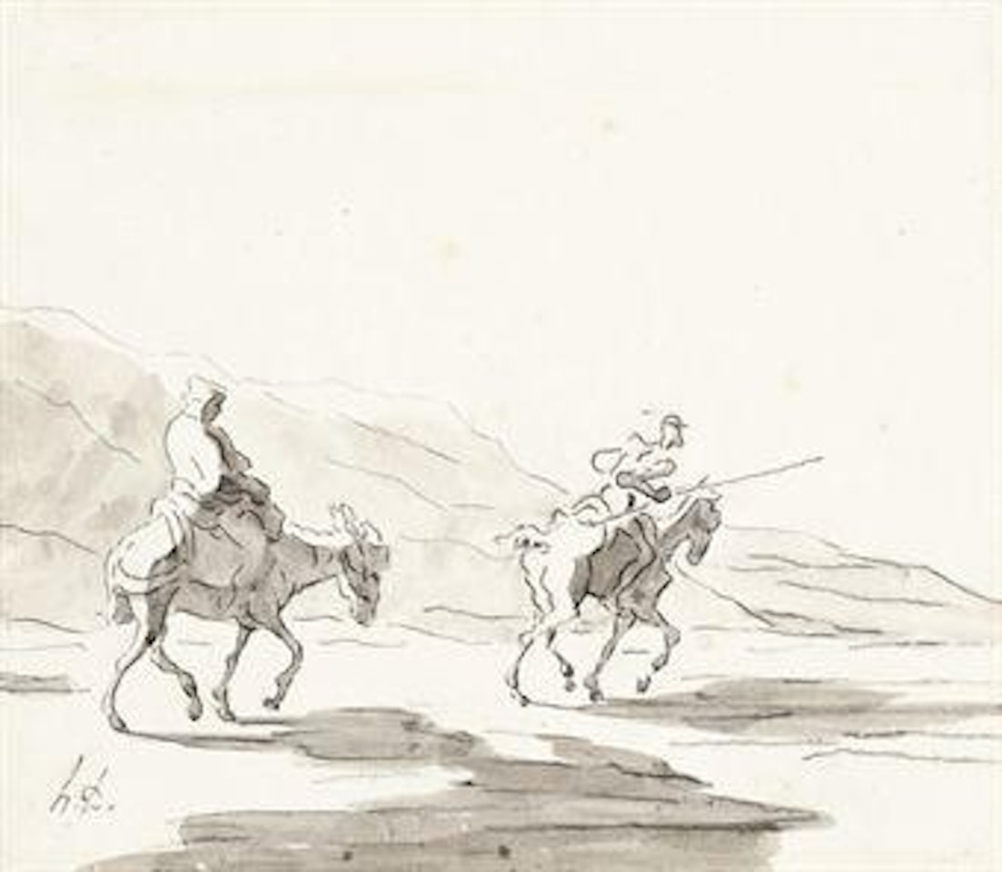 Don Quixote et Sancho Pansa by Honoré Daumier