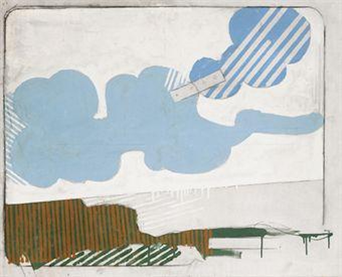 Paesaggio anemico by Mario Schifano
