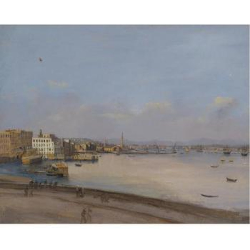 View Of Porto Di Mergellina And The Bay Of Naples by Neapolitan School