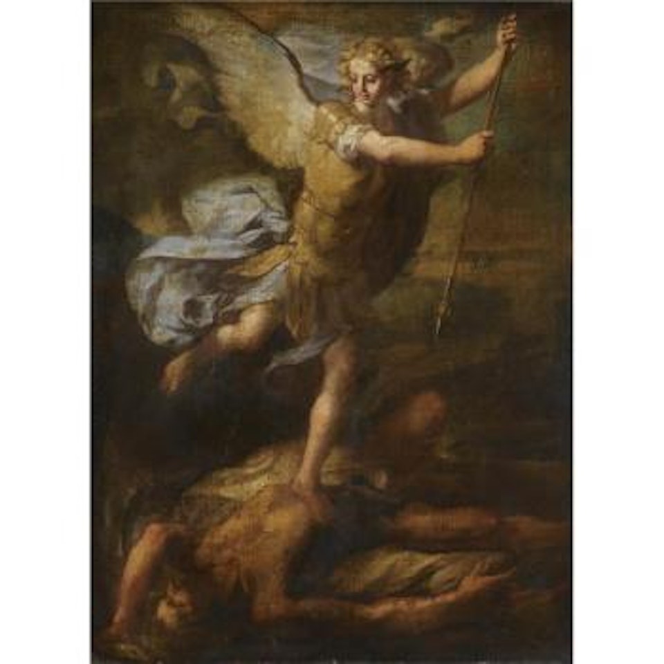 The Archangel Michael Defeating Satan by Neapolitan School