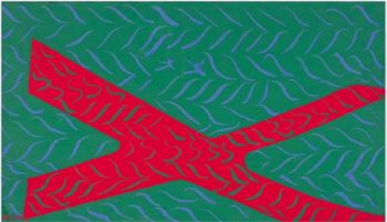Verde - blu con rosso by Carla Accardi