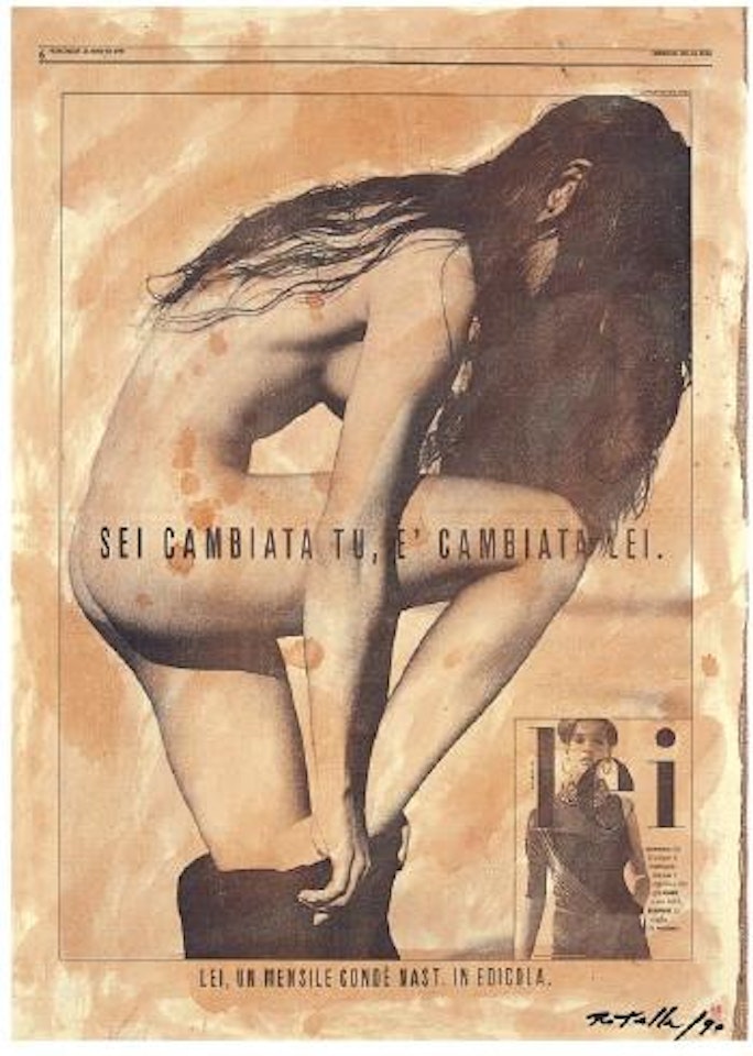 Lei by Mimmo Rotella
