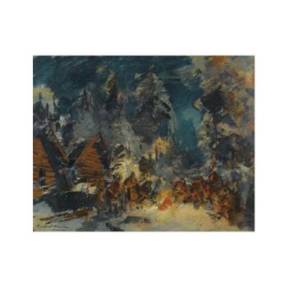 Feu De Camp De Nuit by Konstantin Alekseevich Korovin