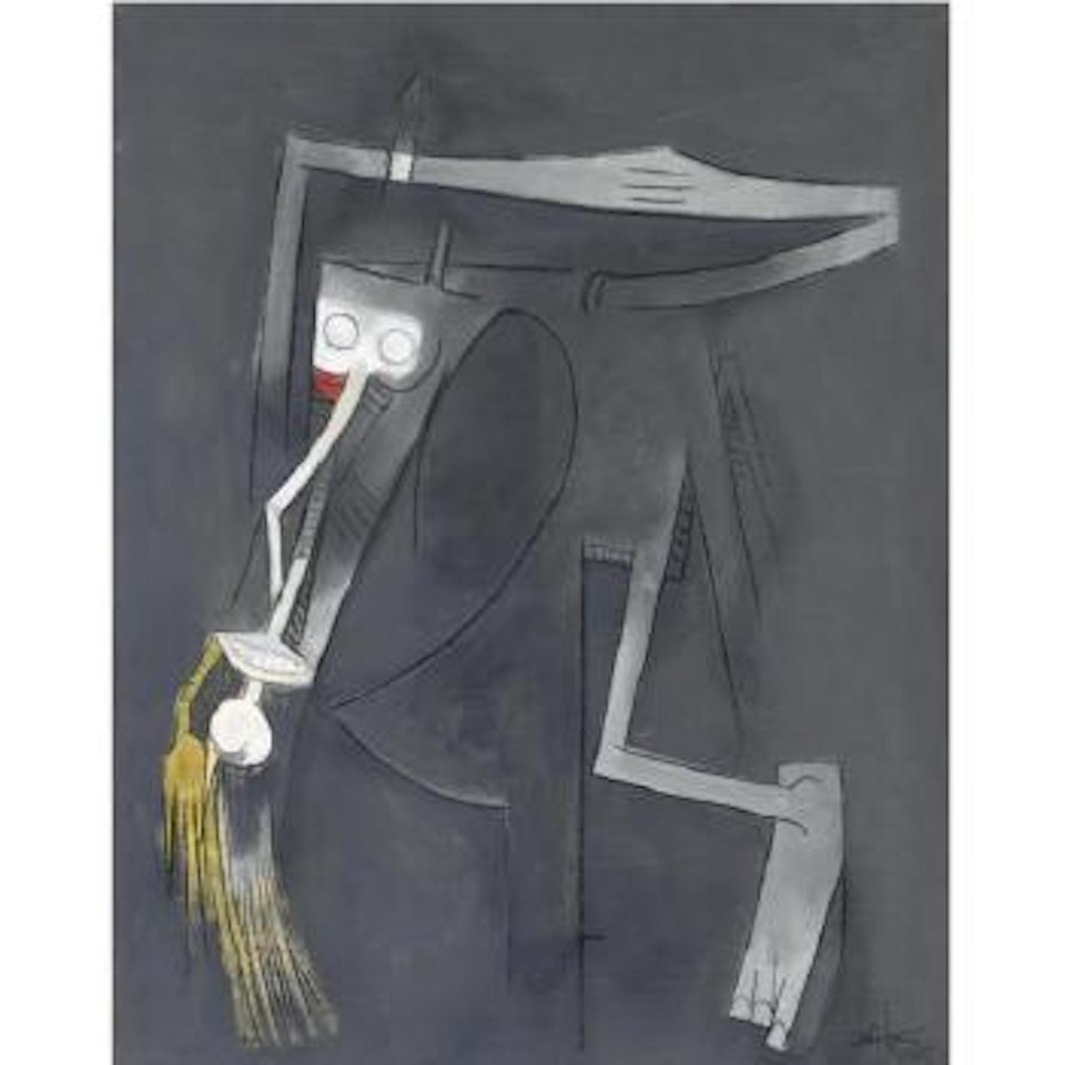 Personnage En Gris by Wifredo Lam