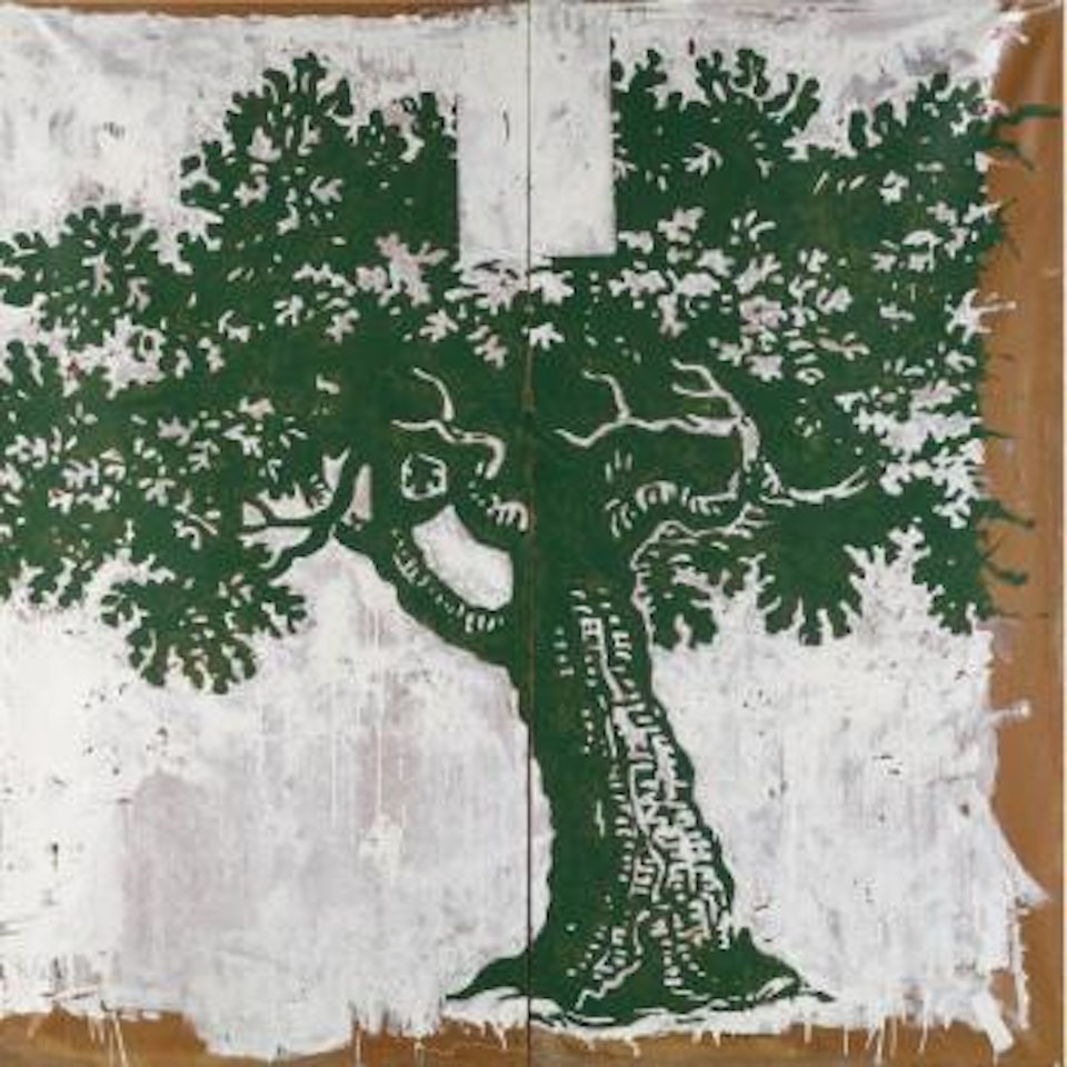 Senza Titolo (Beebe's Tree) by Mario Schifano