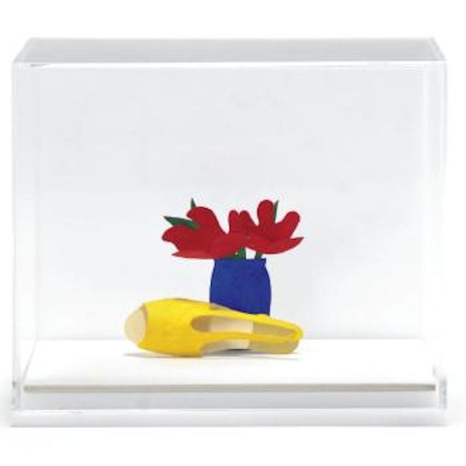 Tiny Shoe And Tulip by Tom Wesselmann