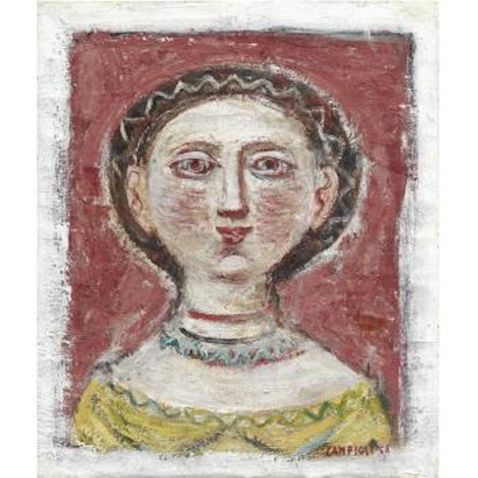 Femme Avec Collier by Massimo Campigli