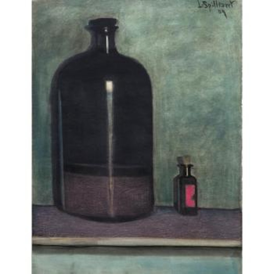 Grand Flacon Et Petite Bouteille by Léon Spilliaert