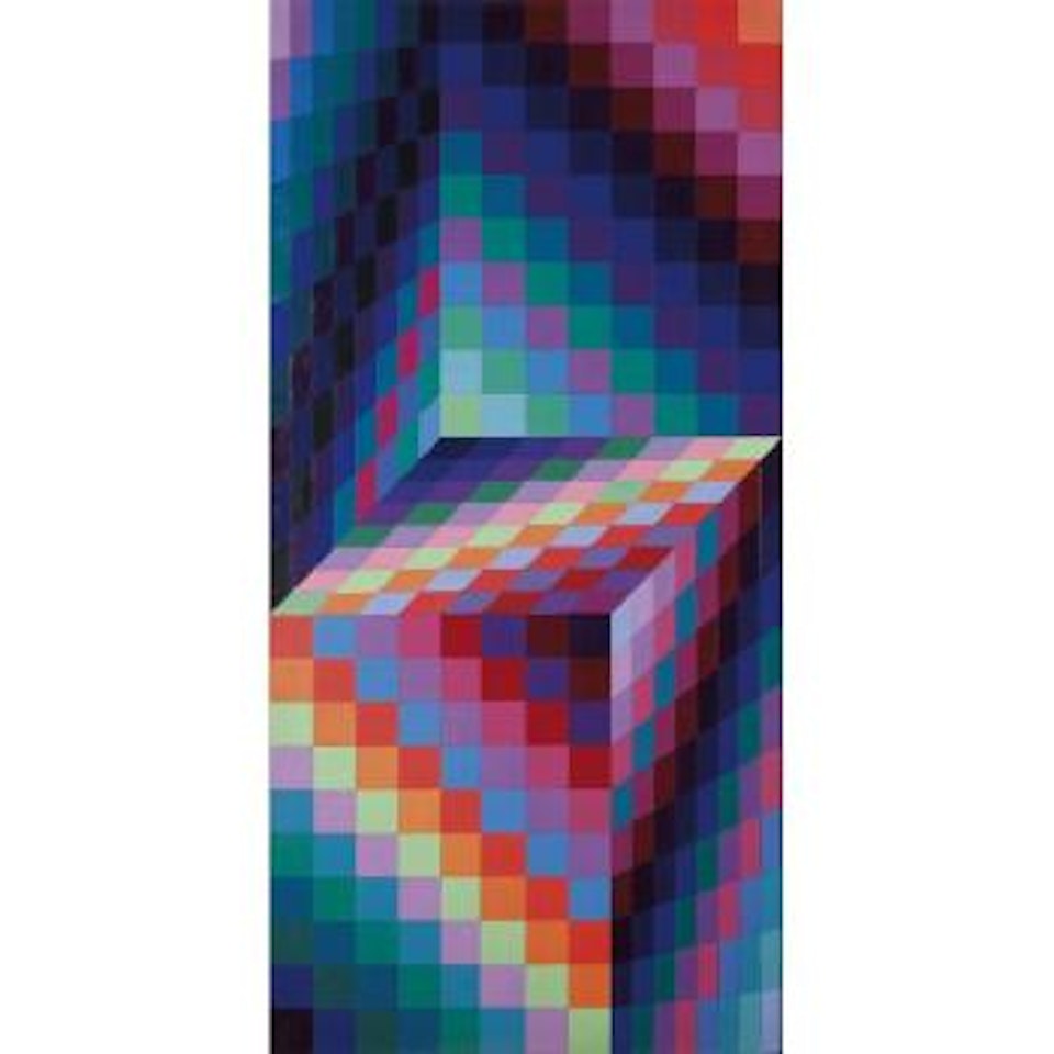 Gestalt Pyr by Victor Vasarely
