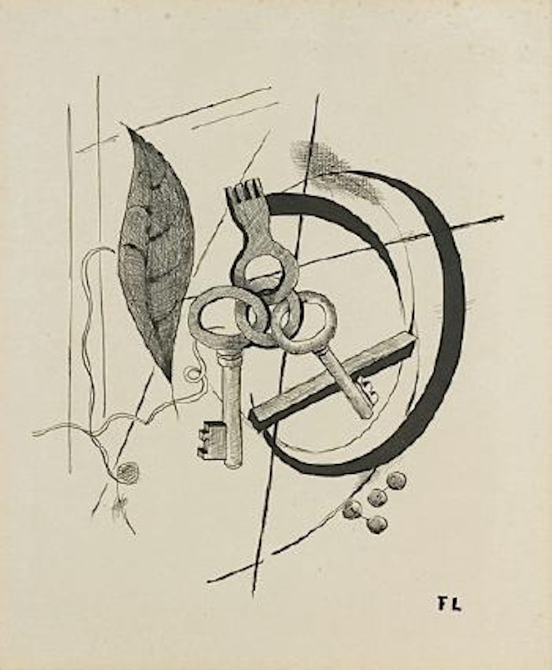 Composition aux clefs by Fernand Leger