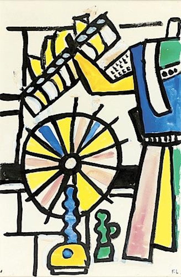 La vitrine a la roue by Fernand Leger