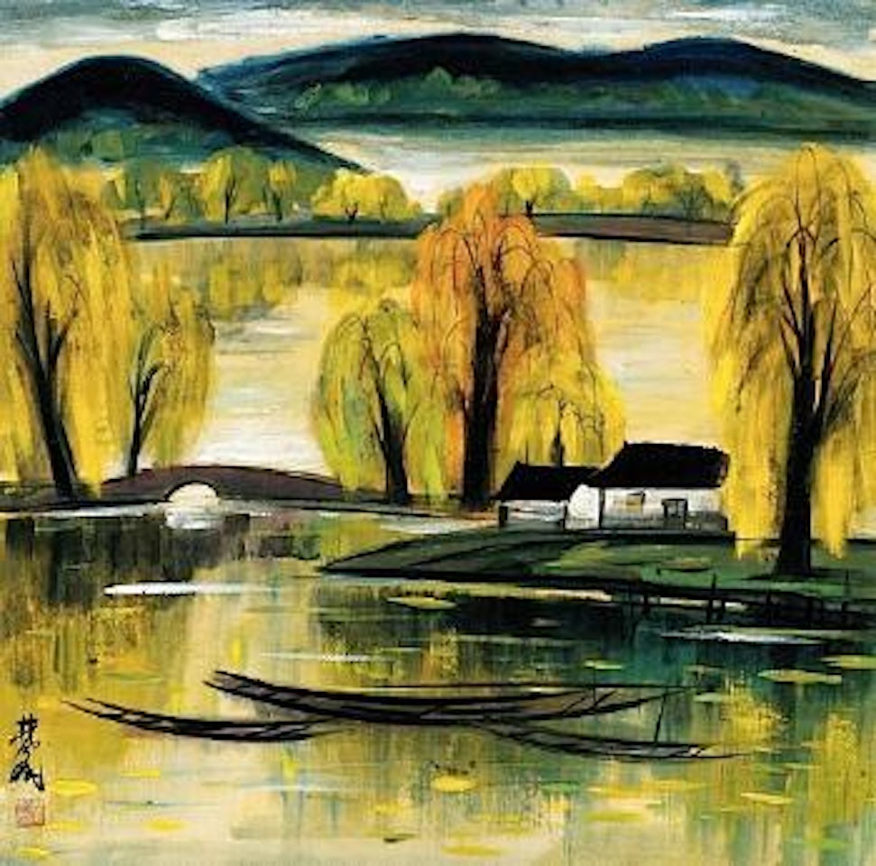 Paysage by Lin Fengmian
