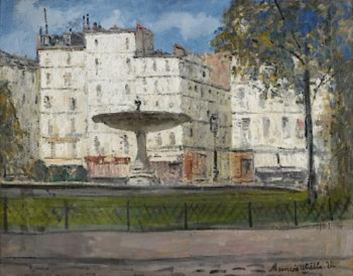 Place Pigalle by Maurice Utrillo