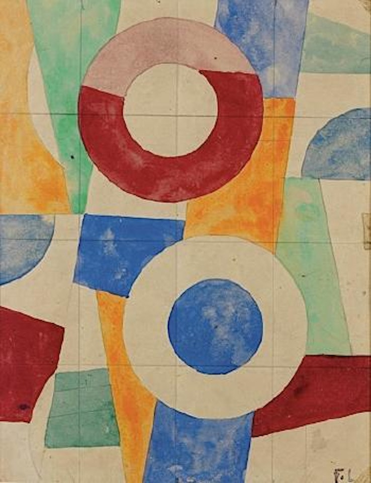 Etude pour 'Elements mecaniques' by Fernand Leger
