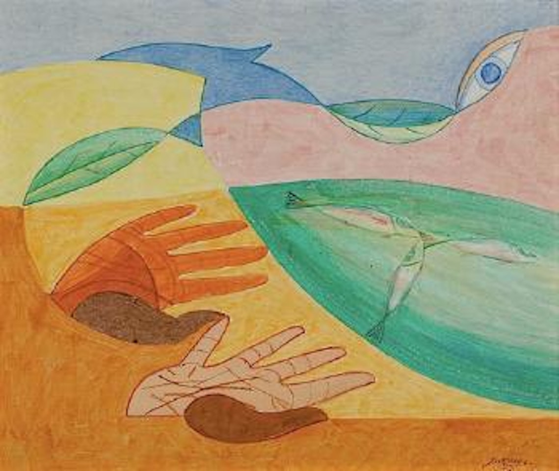 Mains et poissons by Leopold Survage