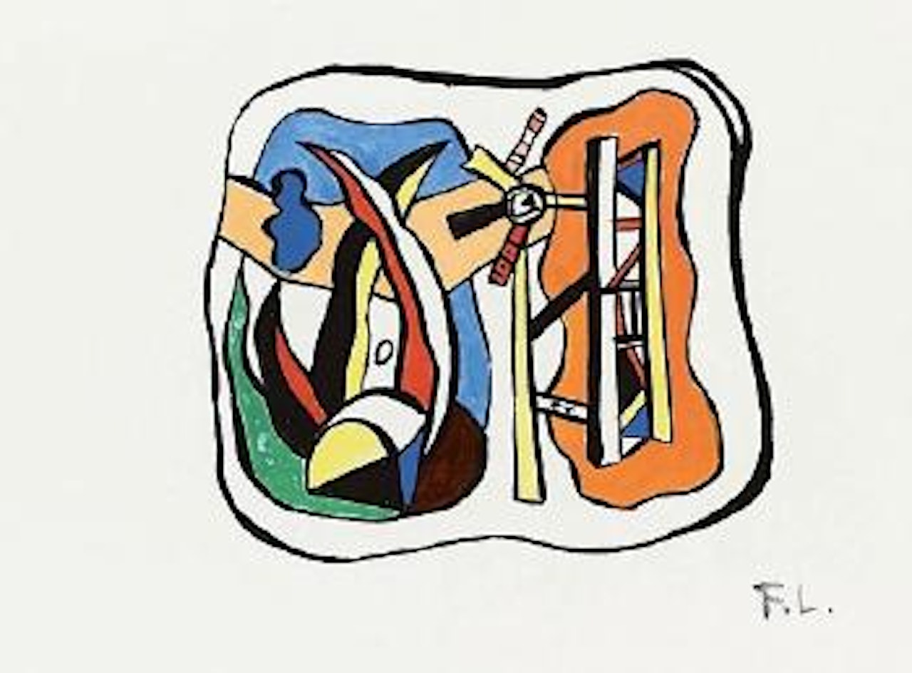 Etude pour Peinture monumentale' by Fernand Leger