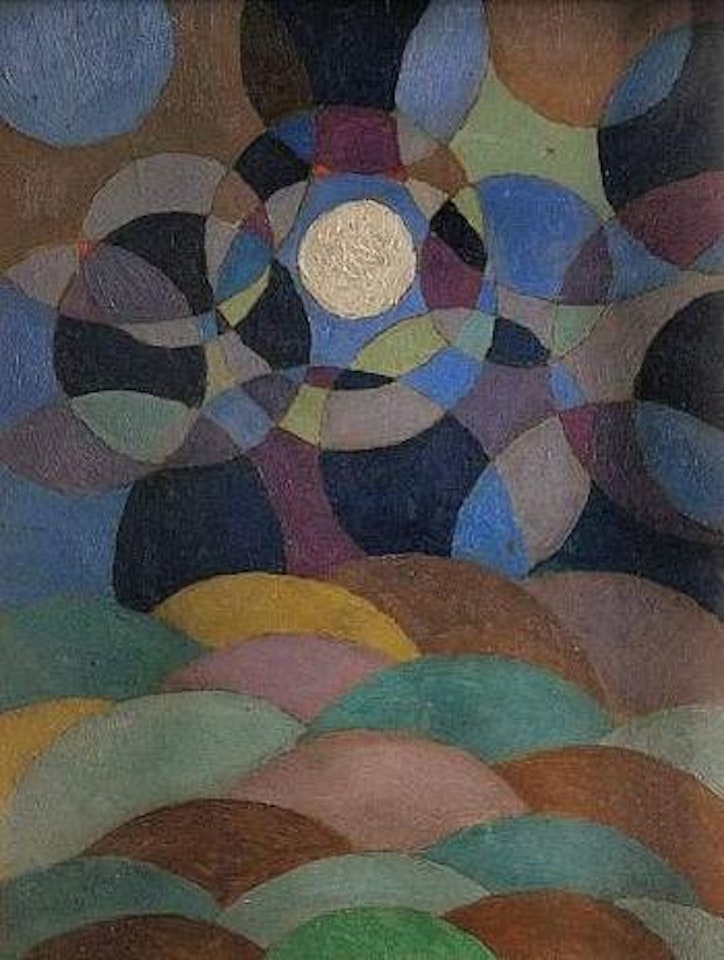 Composition en bleu by Boleslas Biegas