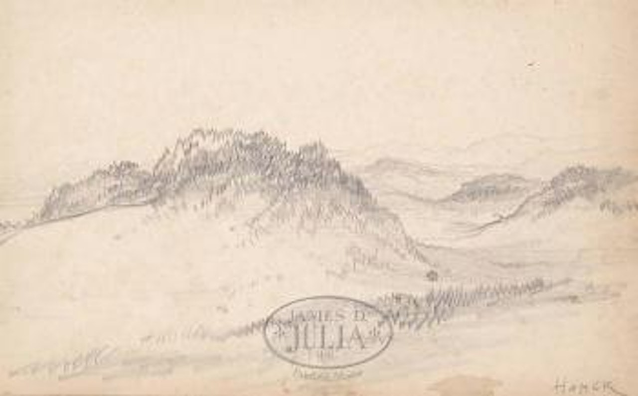 Pair of English pencil sketches by Winslow Homer