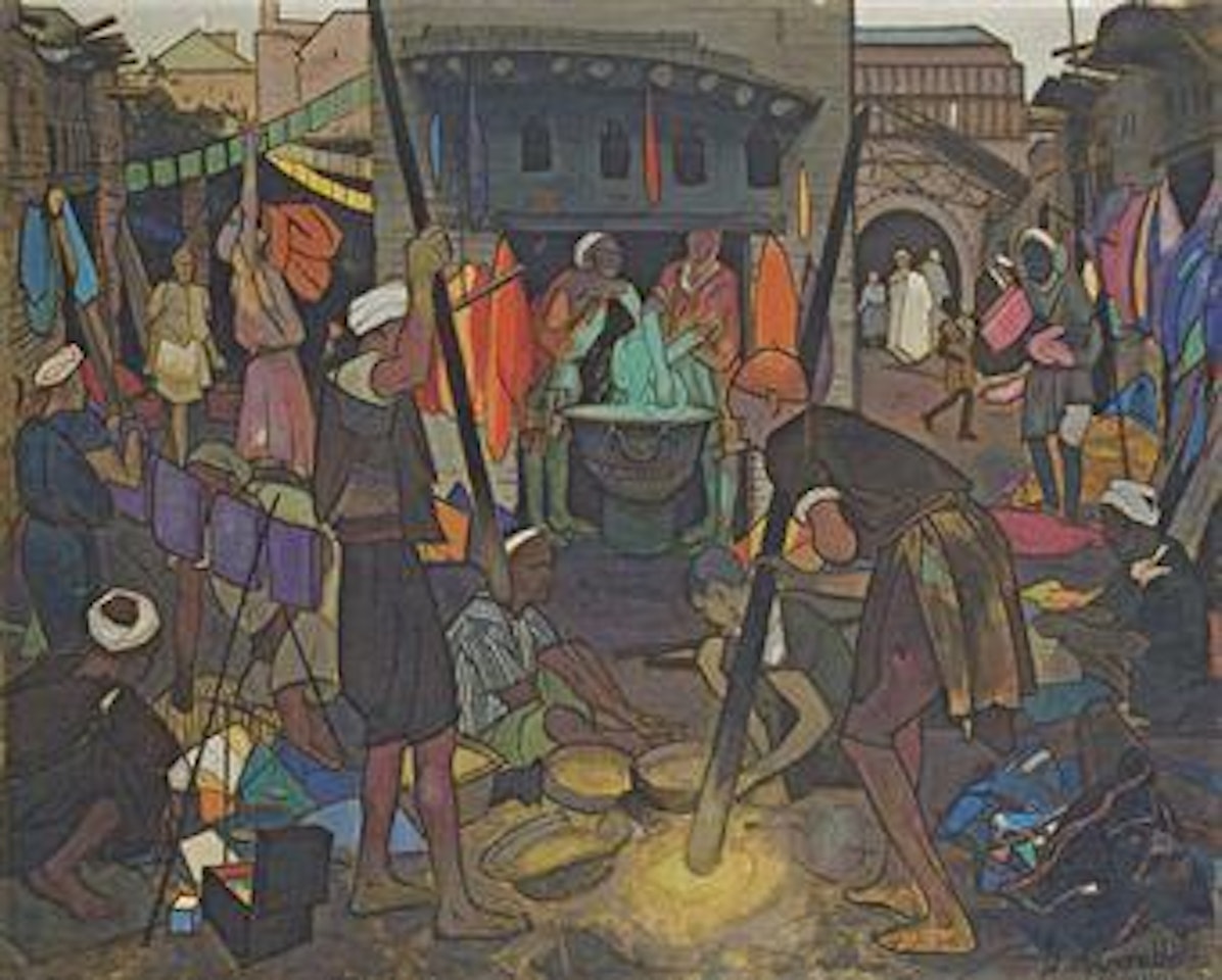 Le Souk des Teinturiers by Jacques Majorelle