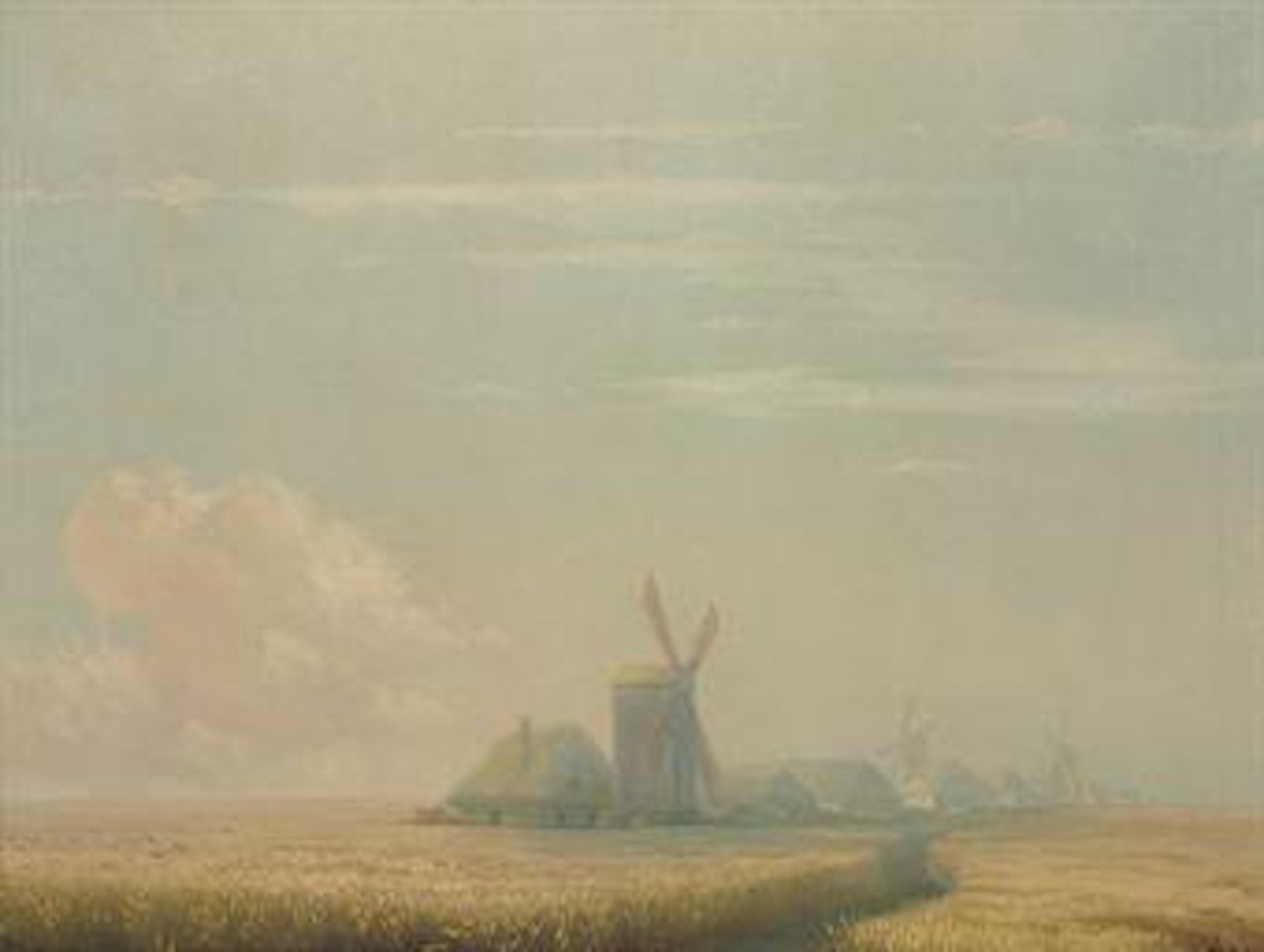 Ukrainian harvest by Ivan Konstantinovich Aivazovsky