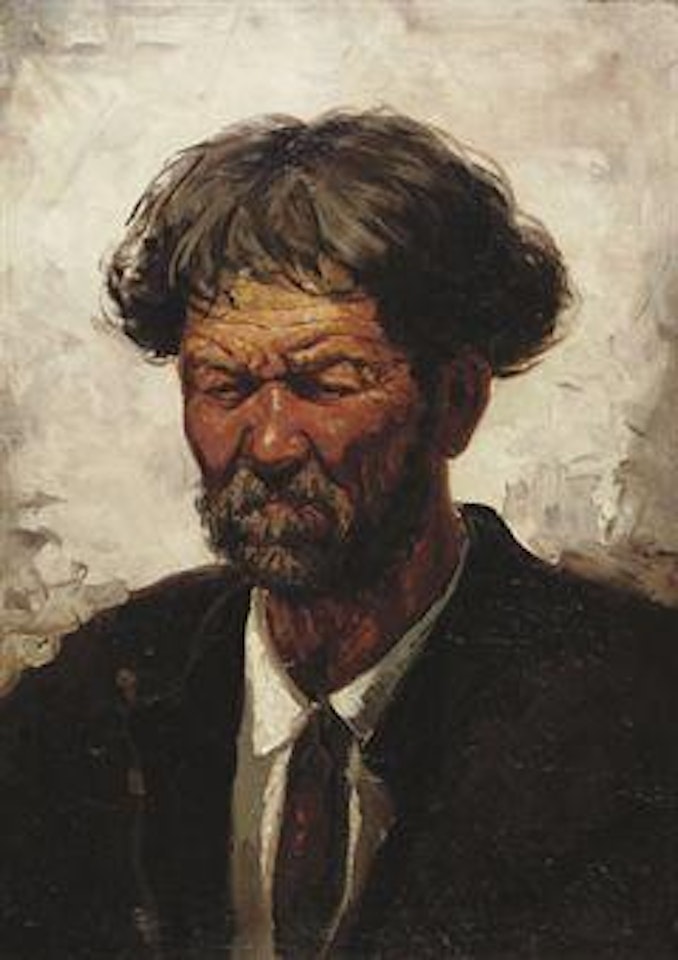 Portrait of a man by Ilya Yefimovich Repin