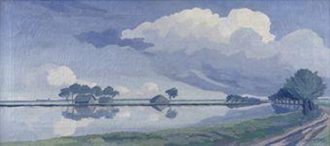 Pollard willows along the waterfront by Dirk Smoorenberg