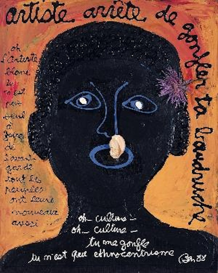 Artiste, arrete de gonfler ta baudruche by Ben Vautier