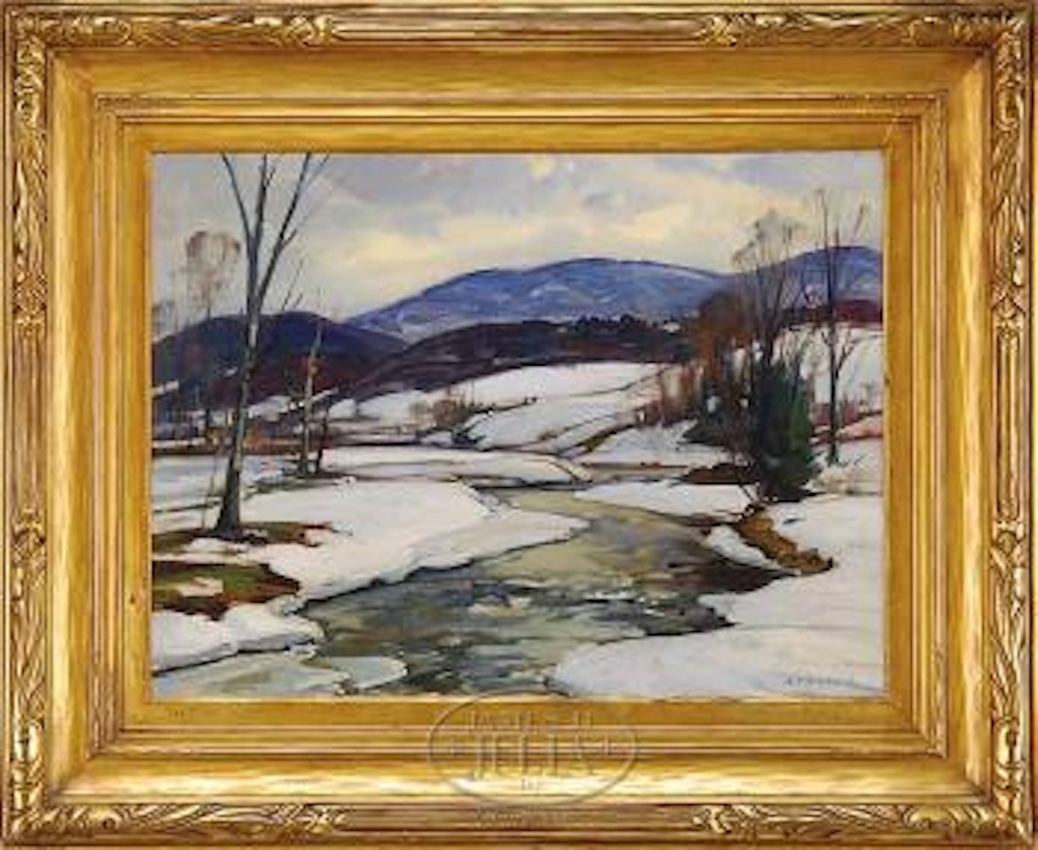 Vermont in winter by Aldro Thompson Hibbard