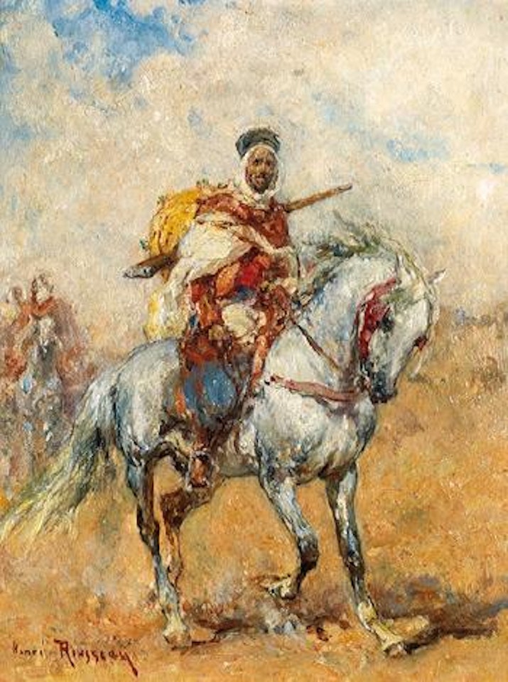 Caid a Cheval by Henri Émilien Rousseau