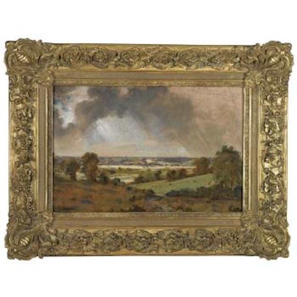 Dedham Vale; View Of Langham Church From The Fields Just East Of Vale Farm, East Bergholt by John Constable