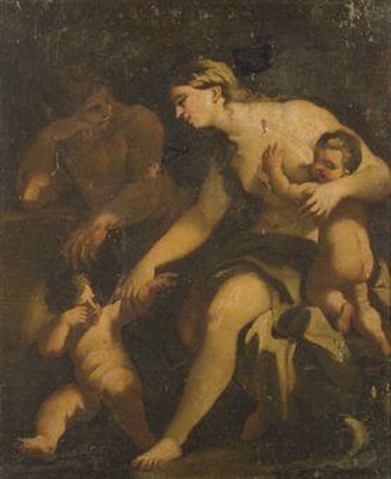 La Charité by Circle of Luca Giordano
