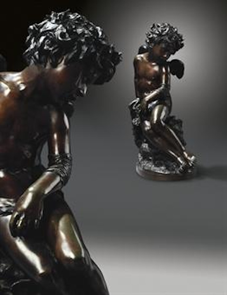 A French Figure Entitled 'Amour Blesse' by Jean-Baptiste Carpeaux
