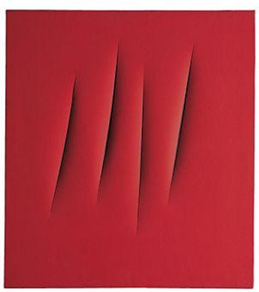 Concetto spaziale, Attese by Lucio Fontana