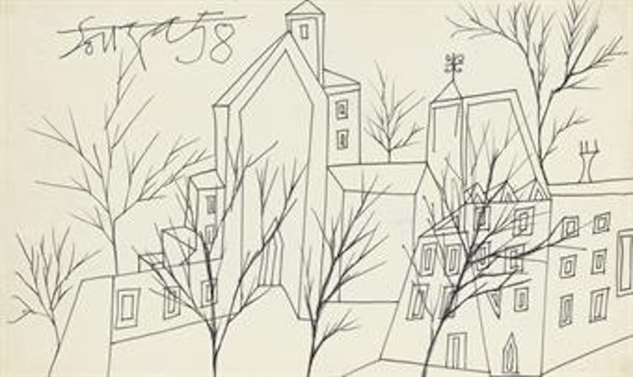 Untitled (Landscape) by Francis Newton Souza