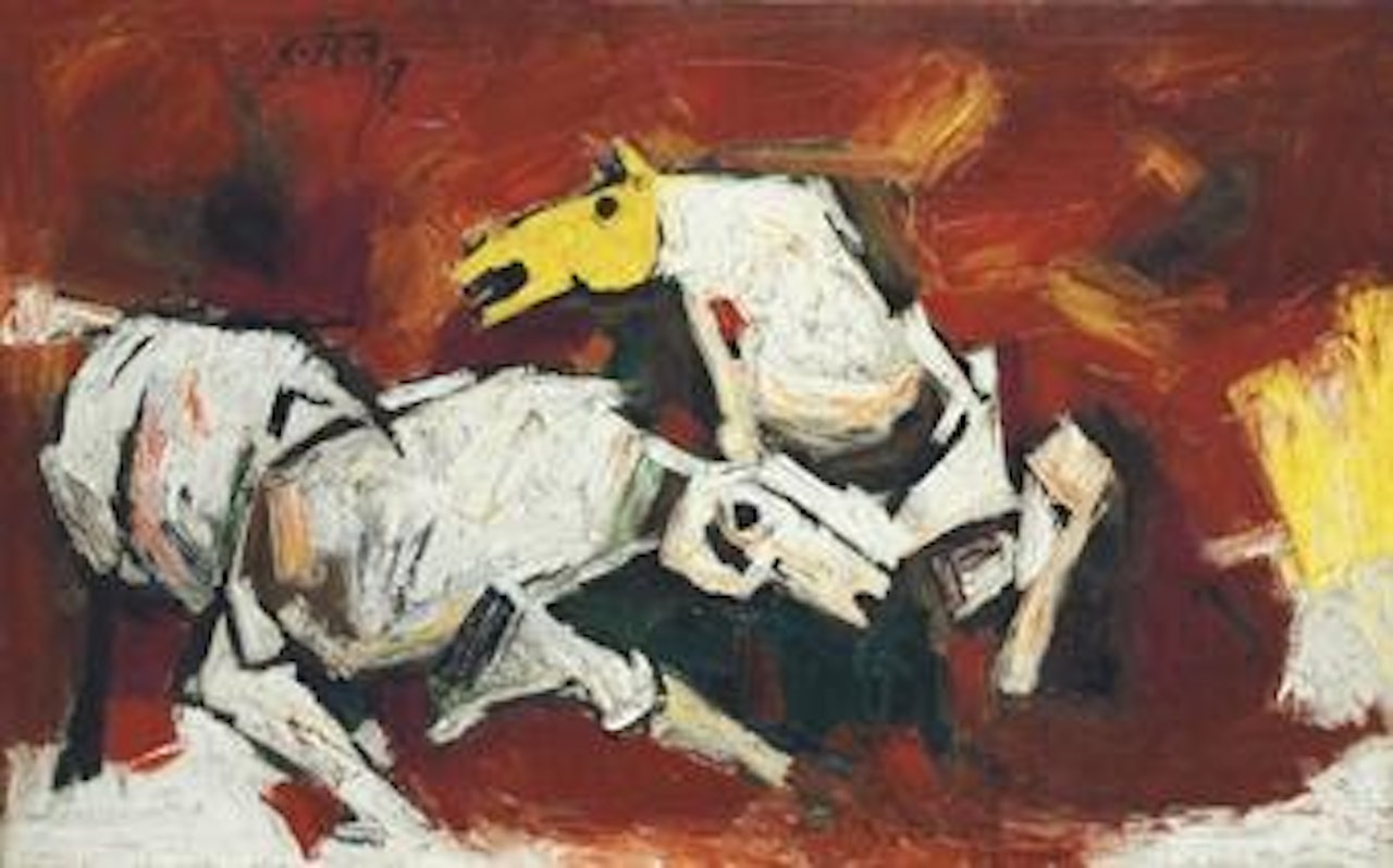 Wild Horses by M.F. Husain