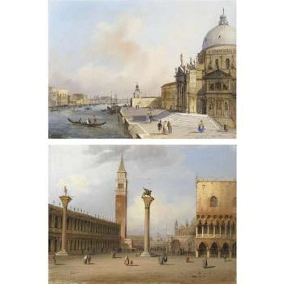 Piazzetta San Marco; La Chiesa Della Salute by Carlo Grubacs
