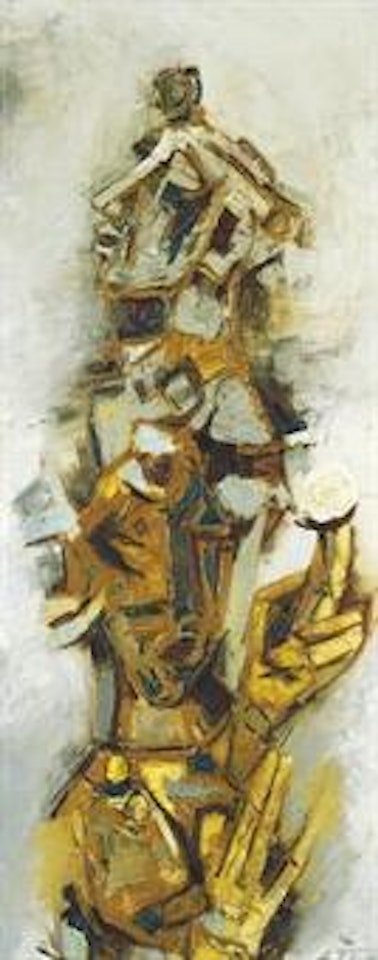 Masks by M.F. Husain