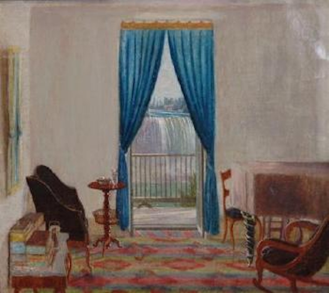 Jenny Lind's parlor, Clifton House, Niagara Falls by Godfrey N Frankenstein
