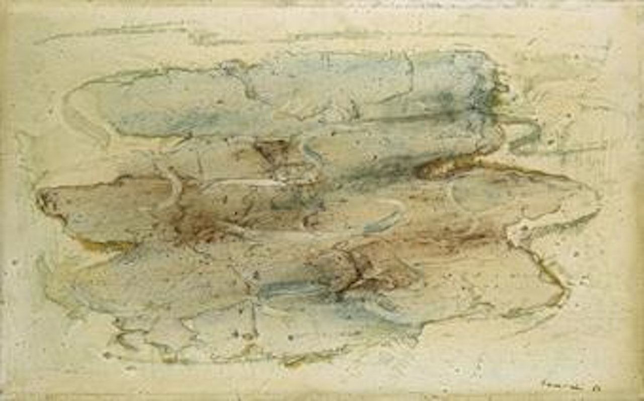 Le lac glacé du Maine by Jean Fautrier
