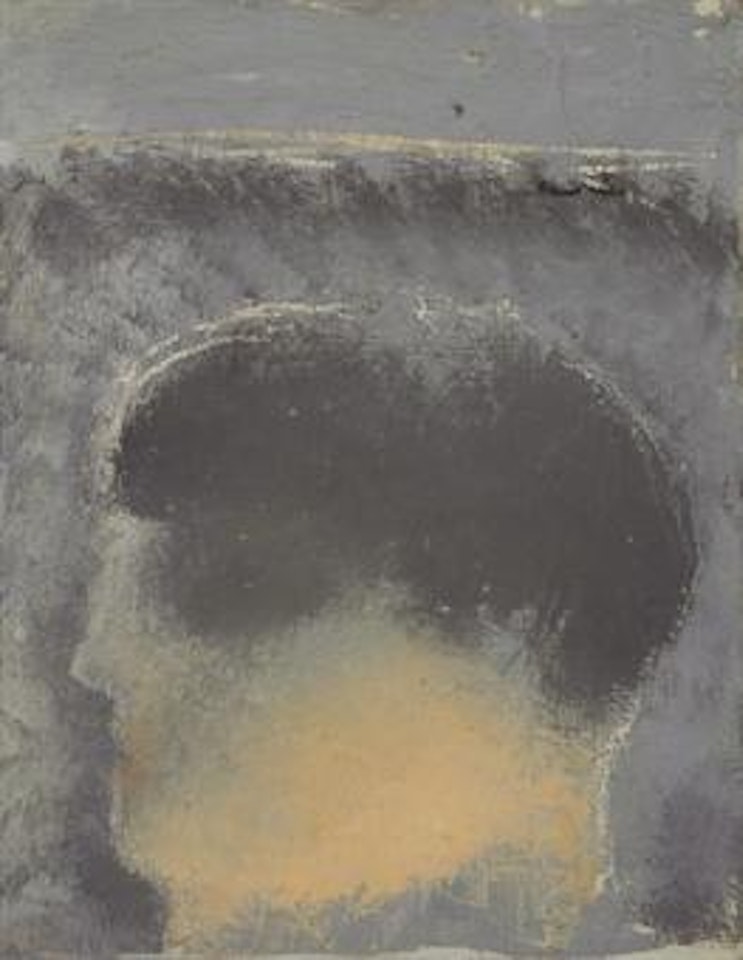 Tête de profil by Jean Fautrier