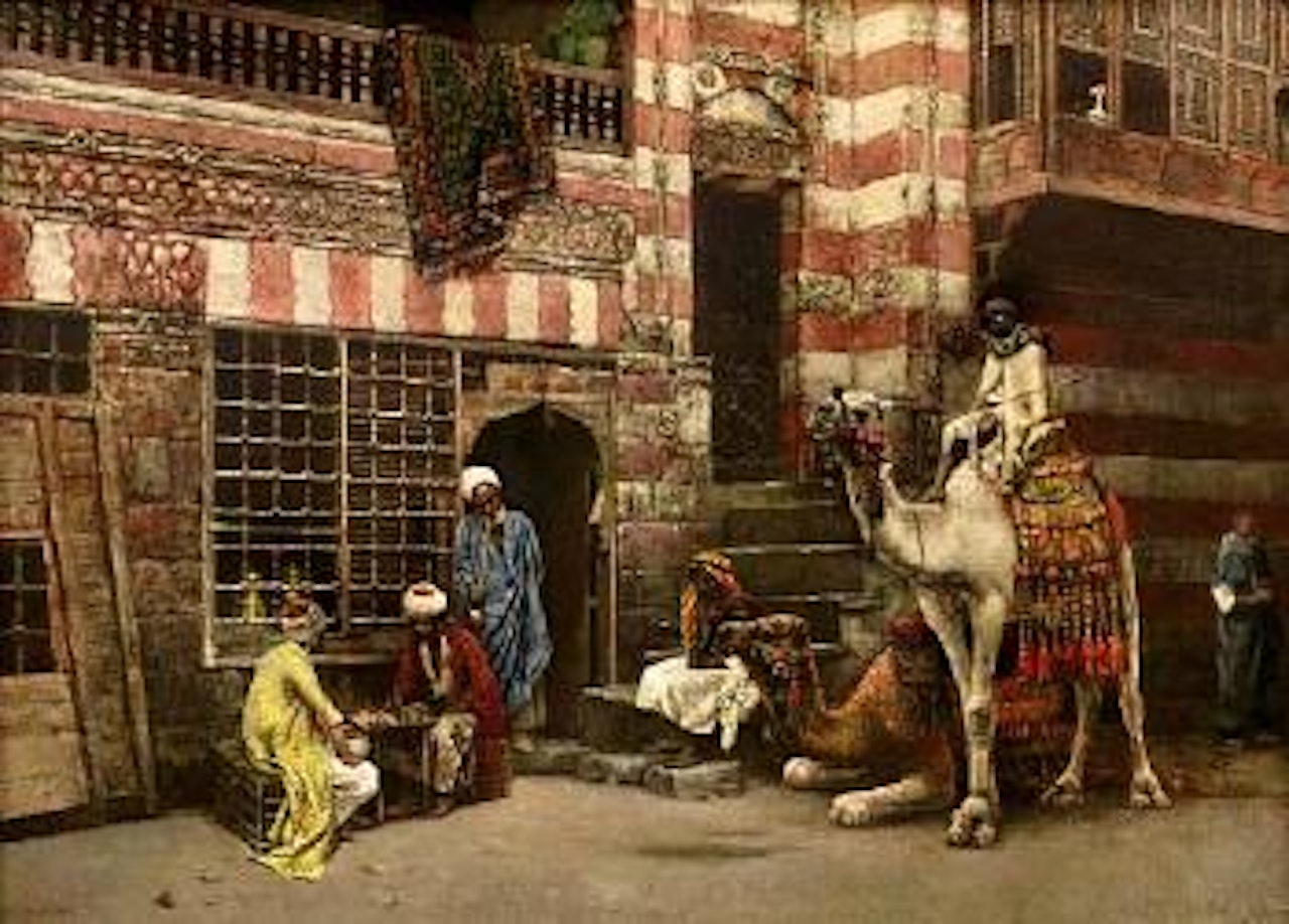 A game of chess by Edwin Lord Weeks