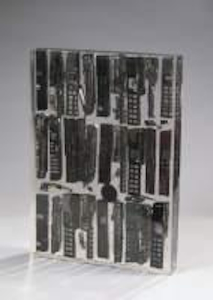 Telephone portables decoupes by Arman
