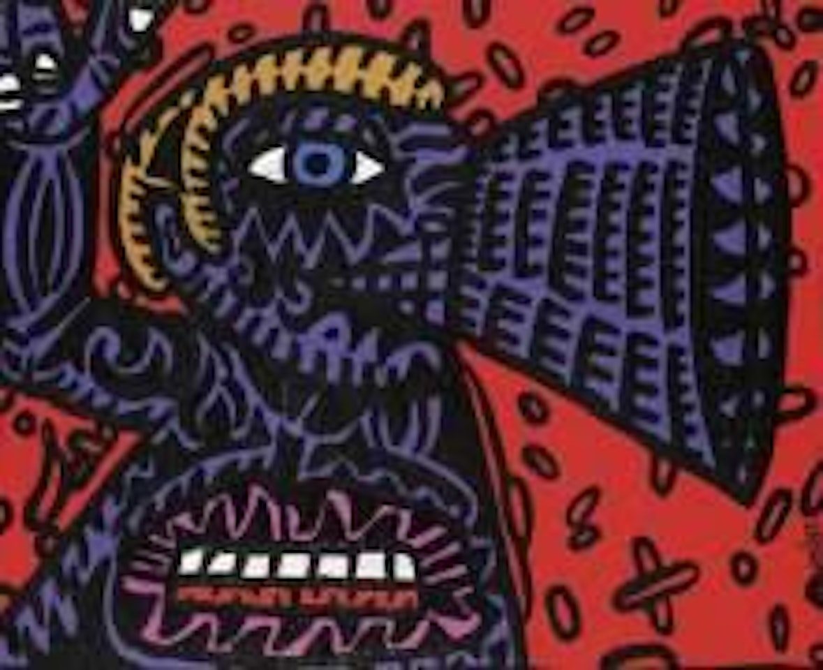L'homme trompette by Robert Combas