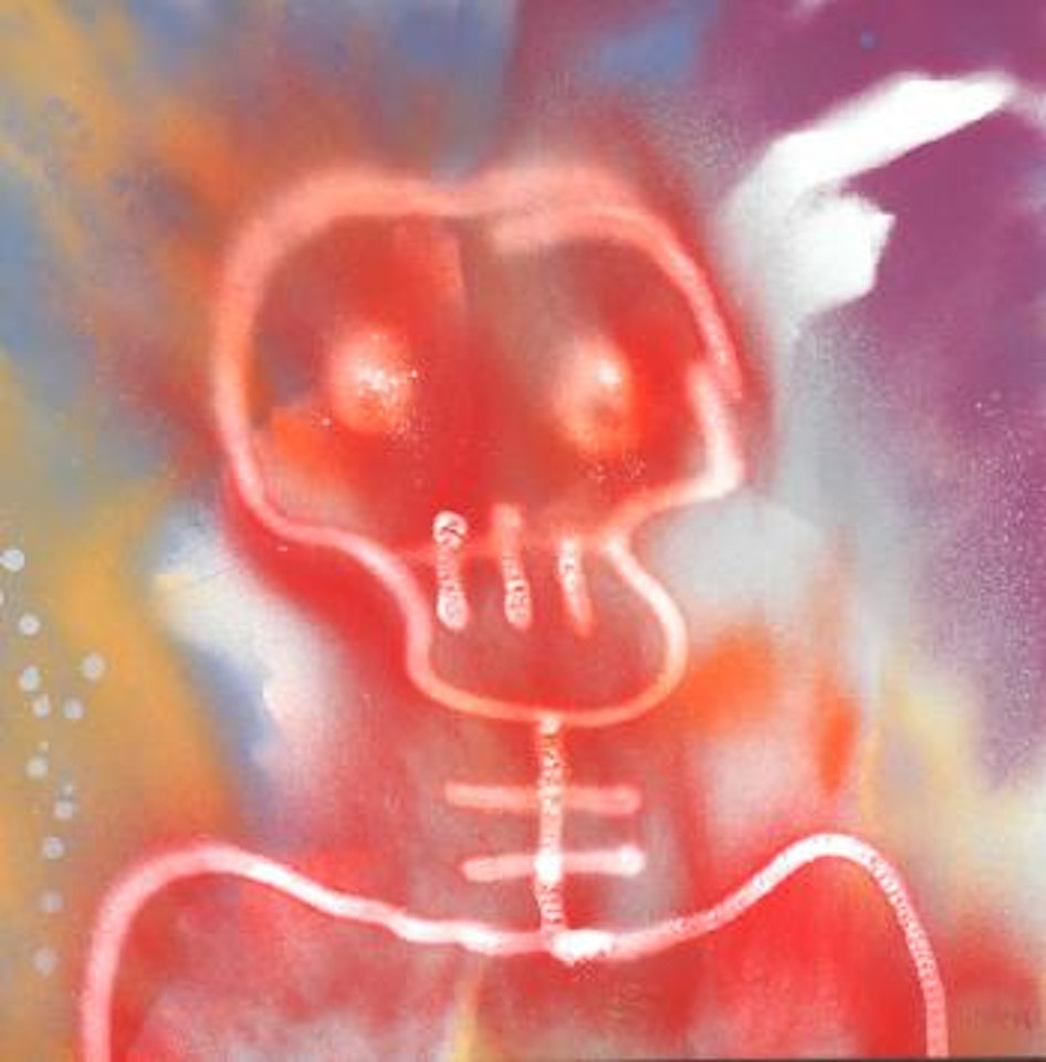 Untitled (skull) from the Dreamtime series by Sidney Nolan